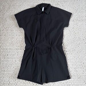 lululemon Stretch Rib Pocketed Romper Black 4
